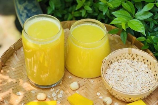 Sữa hạt bí đỏ mix với gì